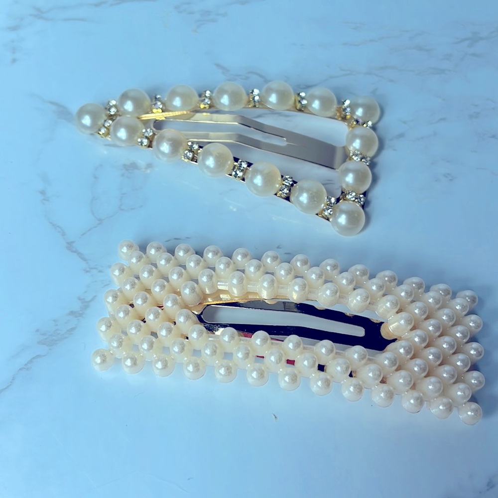 Two Bridal hair accessories in elaborate ornate Victorian or Bridgeton style - Picture 3 of 9